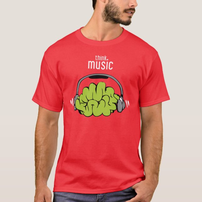 T-SHIRT PENSEZ LA MUSIQUE (Devant)