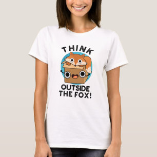 T-shirt Pensez Outsife Le Fox drôle animal jeu