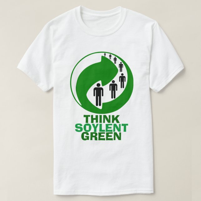 T-shirt Pensez vert (Design devant)