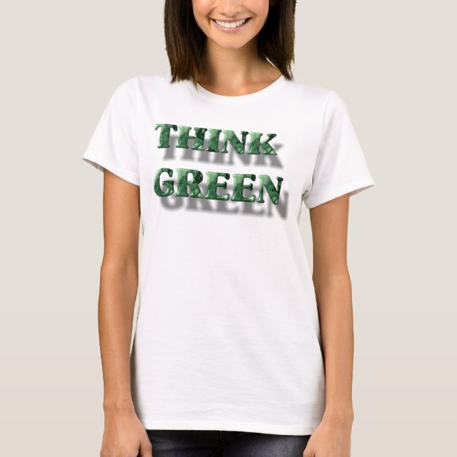 T-shirt Pensez vert (Devant)
