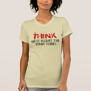 T-shirt Pensez-y pour la première fois