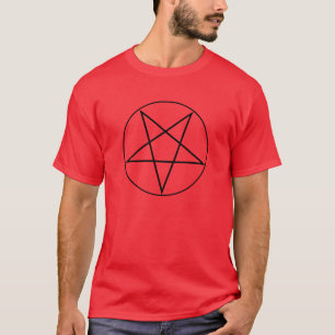 T-shirt Pentagone étoilé - noir