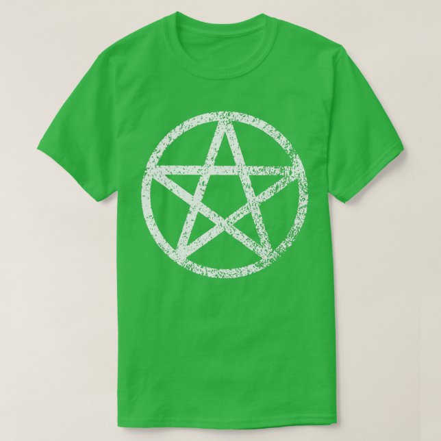 T-shirt Pentagram de Wicca (Design devant)