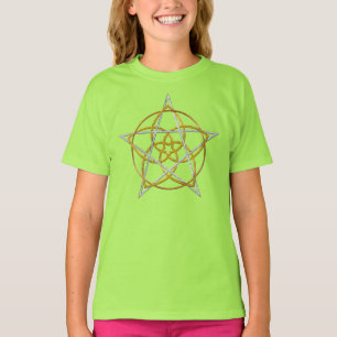 T-shirt Pentagramme de fleurs Vénus - TriColor