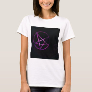 T-shirt pentagramme pourpre