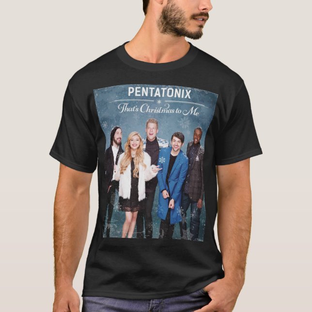 T-shirt Pentatonix C'est Noël pour moi (Devant)