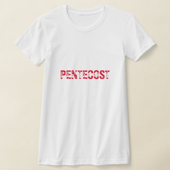 T-shirt Pentecôte. La descente de l'Esprit Saint. (Poser)