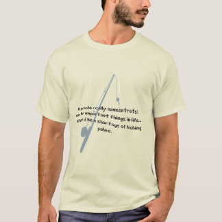 T-shirt pénurie de poteau de pêche