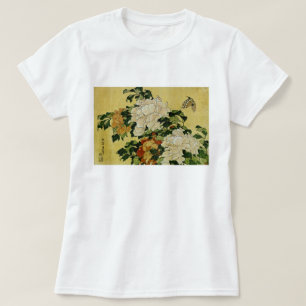T-shirt Peonies et papillon