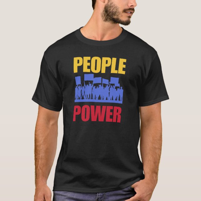 T-shirt People Power Impeach Marcos Tee Corruption Protest (Devant)
