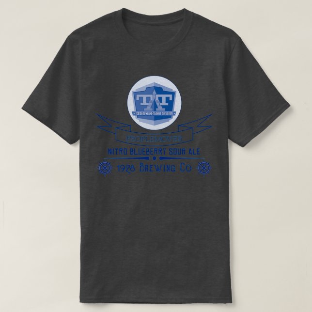 T-shirt Peoplemover Blueberry Sour Ale classique (Design devant)