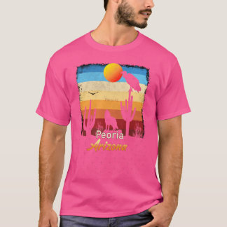 T-shirt Peoria Arizona AZ Coucher de soleil Coyote Vautour
