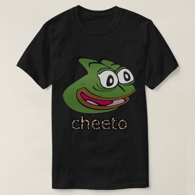 T-shirt Pepega cheeto (xQc) (Design devant)