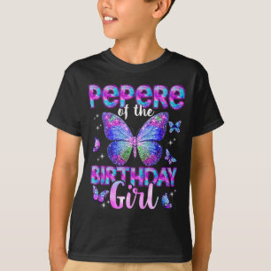 T-shirt Pépère de la famille papillon de la fille de l'ann