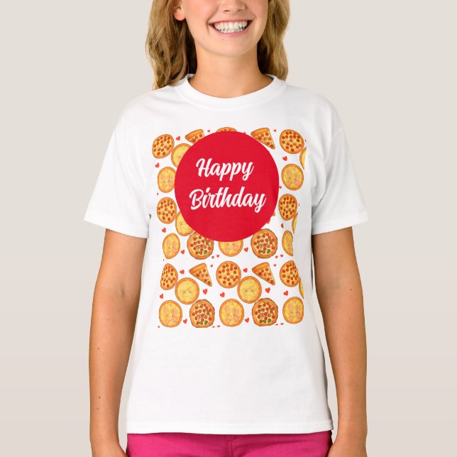 T-shirt Peperroni, Fromage Et Pizza Margherita (Devant)