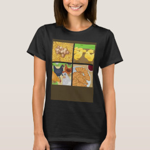 T-shirt Pépite de poulet Vie de pépite Poulet frit