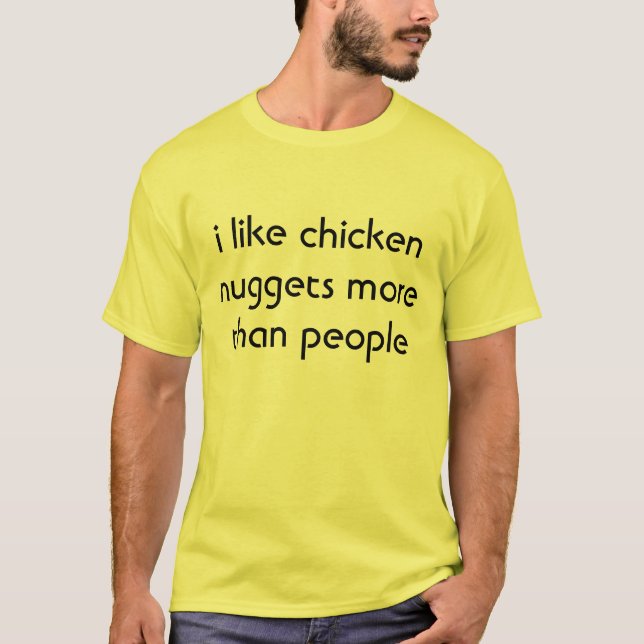 T-shirt pépites de poulet (Devant)