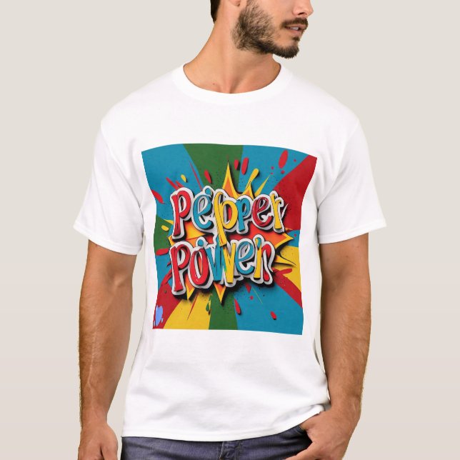 T-shirt "Pepper Power" (Devant)