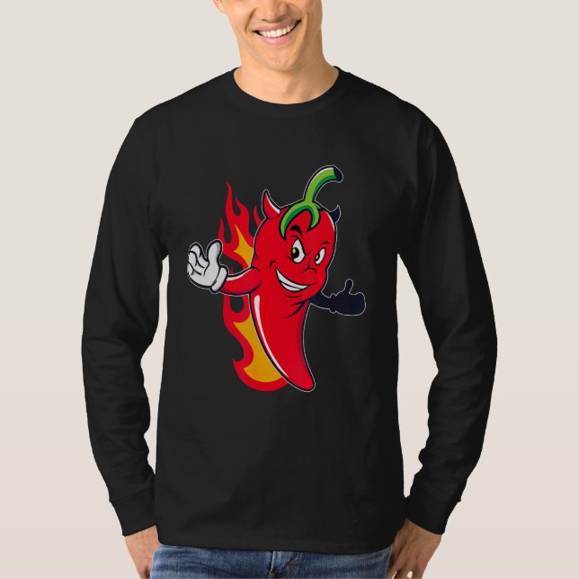 T-shirt Pepper super hot chili extra-Sharp amusant (Devant)