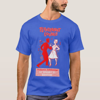 T-shirt Pepperment Lounge Boston années 1960