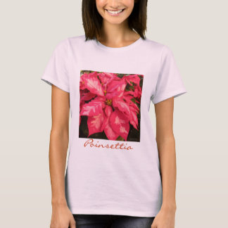 T-shirt Peppermint Rose Poinsettia