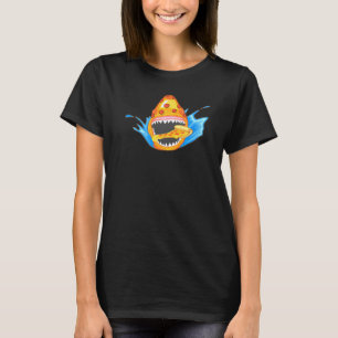 T-shirt Pepperoni Pizza Shark mignonne Semaine de nourritu
