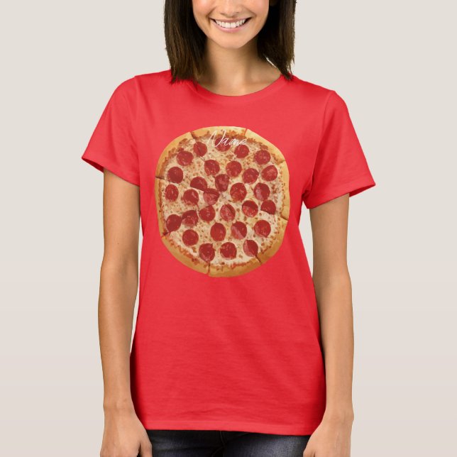 T-shirt Pepperoni Pizza Thunder_Cove (Devant)