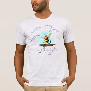 T-shirt peptide JOHN, Bee-5 avec texte personnalisé, léger