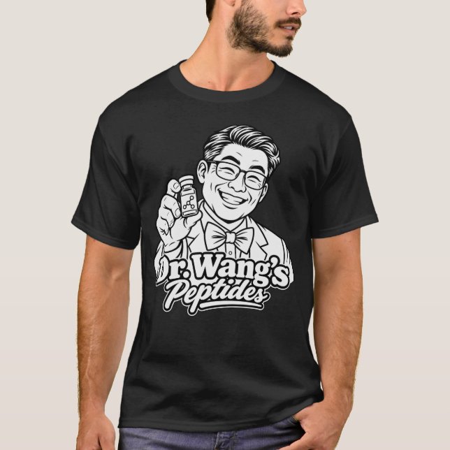 T-Shirt Peptides du Dr Wang (Devant)