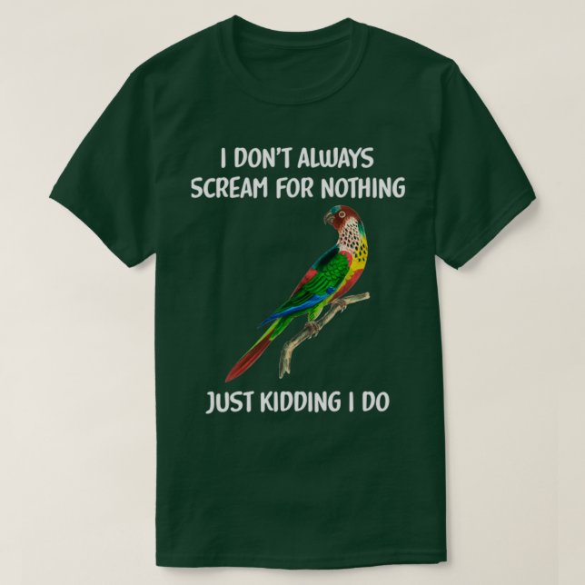 T-shirt Perakeet Cadeau Funny Parrot Cadeau Parrots Cadeau (Design devant)