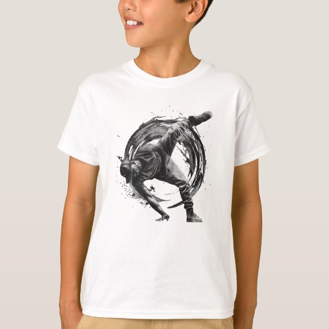 T-shirt Percée Danse de Style Urbain Pratique / Performanc (Devant)