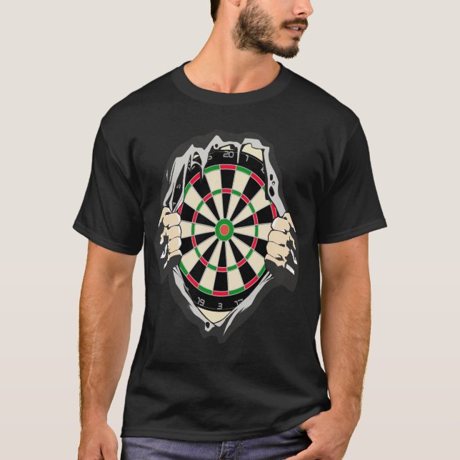 T-shirt Percée vers le Bullseye - Ultimate Dartboard (Devant)
