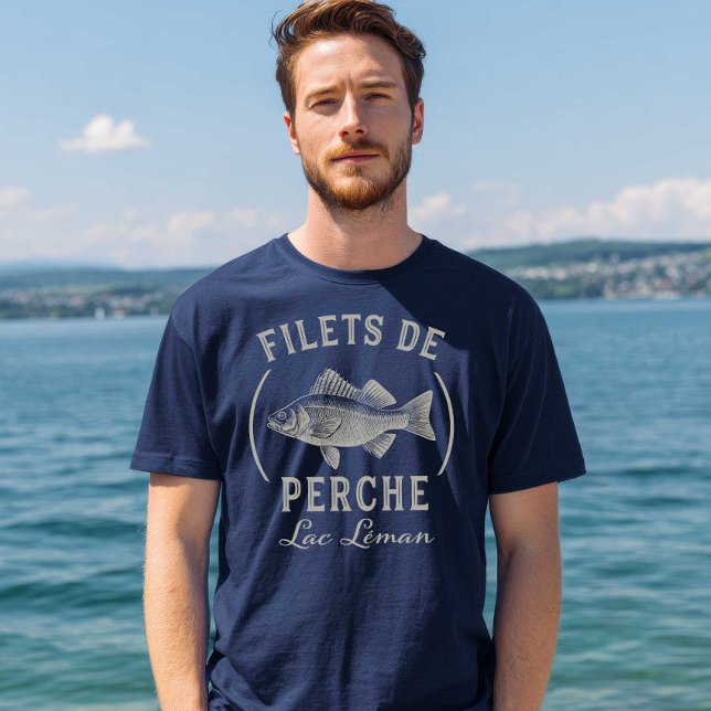 T-shirt Perch Fillets Filets de Perch Lake Geneva (Créateur téléchargé)