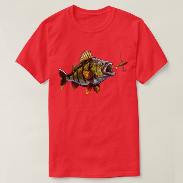 T-shirt Perche de pêche (Design devant)