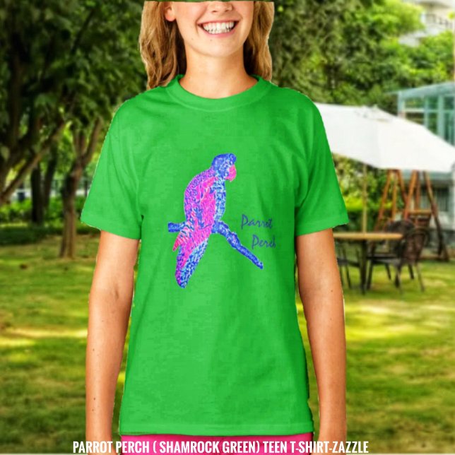 T-shirt Perche de perroquet (Créateur téléchargé)