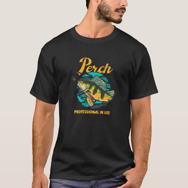 T-shirt Perche Professionnel en utilisation pêche à la lig (Devant)