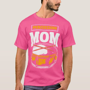 T-shirt Percussion Maman - Marching Band Drum Funny Mother