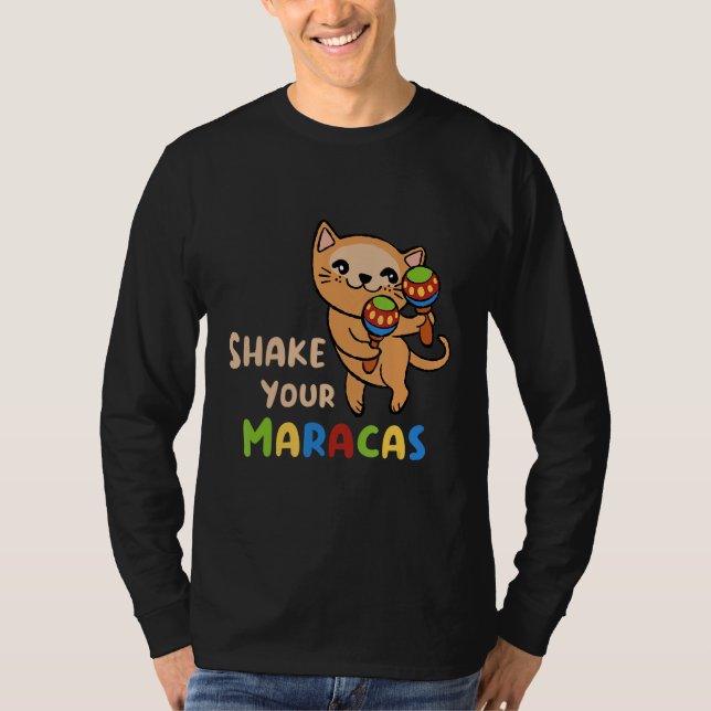 T-shirt Percussion Maracas Drummer Drums Rattons 3 (Devant)