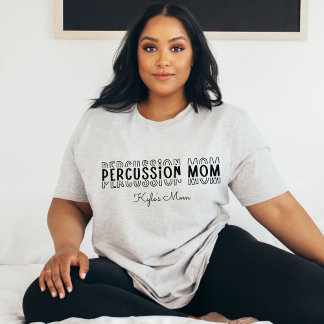 T-shirt Percussion Marching Band Maman Personnalisable