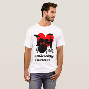 T-shirt Percussion toujours drôle personnalisable