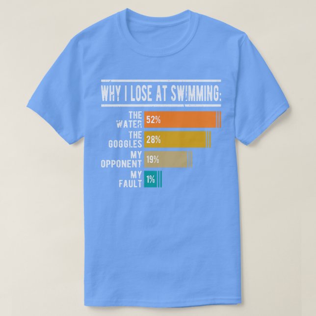 T-shirt Perdre À La Baignade Sport (Design devant)