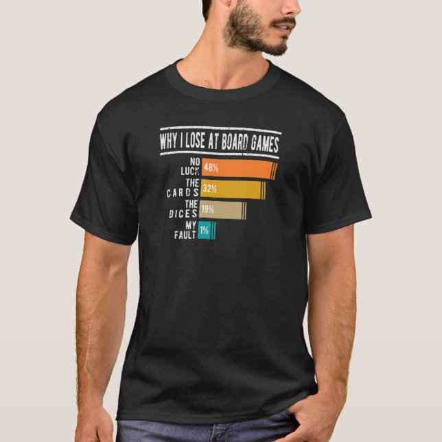 T-shirt Perdre Aux Jeux De Conseil (Devant)