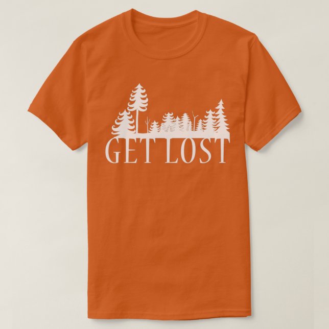 T-shirt Perdre dans la forêt (Design devant)