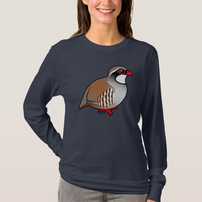 T-shirt Perdrix à pieds rouges (Devant)