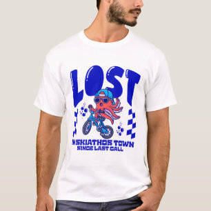 T-shirt Perdu dans la ville de Skiathos (Grèce)