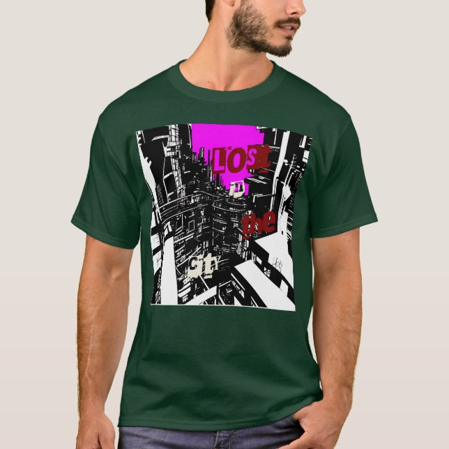 T-shirt Perdu dans la ville garçon (Devant)