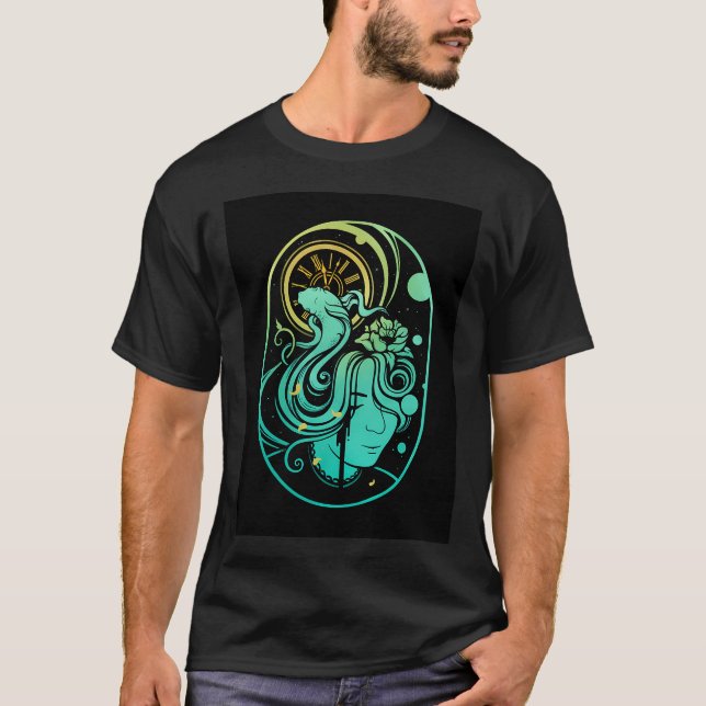 T-shirt Perdu dans le temps (Devant)
