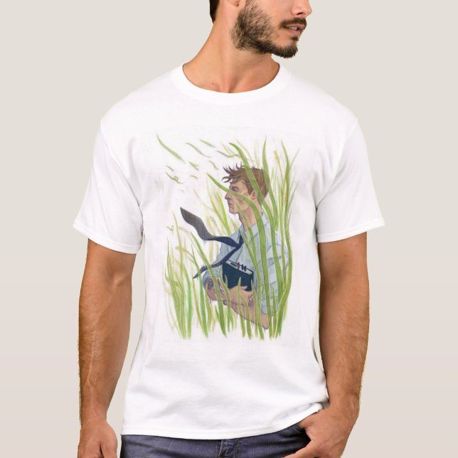 T-shirt perdu dans ses pensées  (Devant)