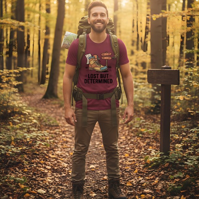 T-shirt Perdu mais déterminé – Conception de bottes de ran (Créateur téléchargé)