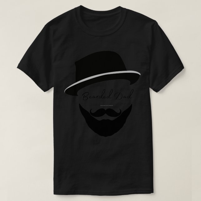 T-shirt père à tête nue 3 (Design devant)